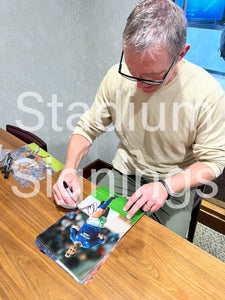 Gary Stevens signed and framed 12x8” Rangers photo