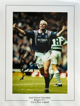 Load image into Gallery viewer, Paul Gascoigne signed 16x12” Rangers photo