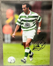 Load image into Gallery viewer, Paolo Di Canio signed 16x12” Celtic photo