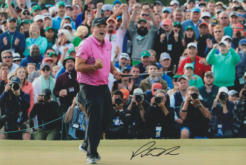 Patrick Reed signed 12x8” Masters photo