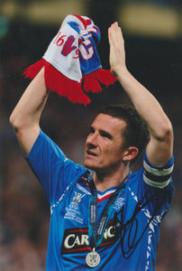 Barry Ferguson signed 12x8” Rangers photo