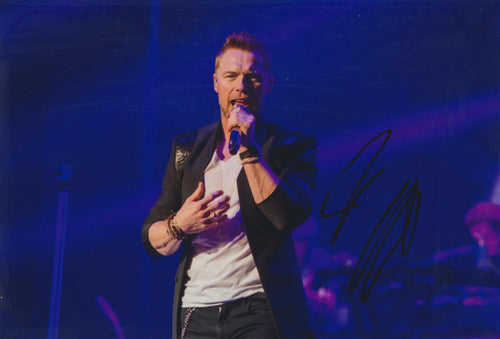 Ronan Keating signed 12x8” photo