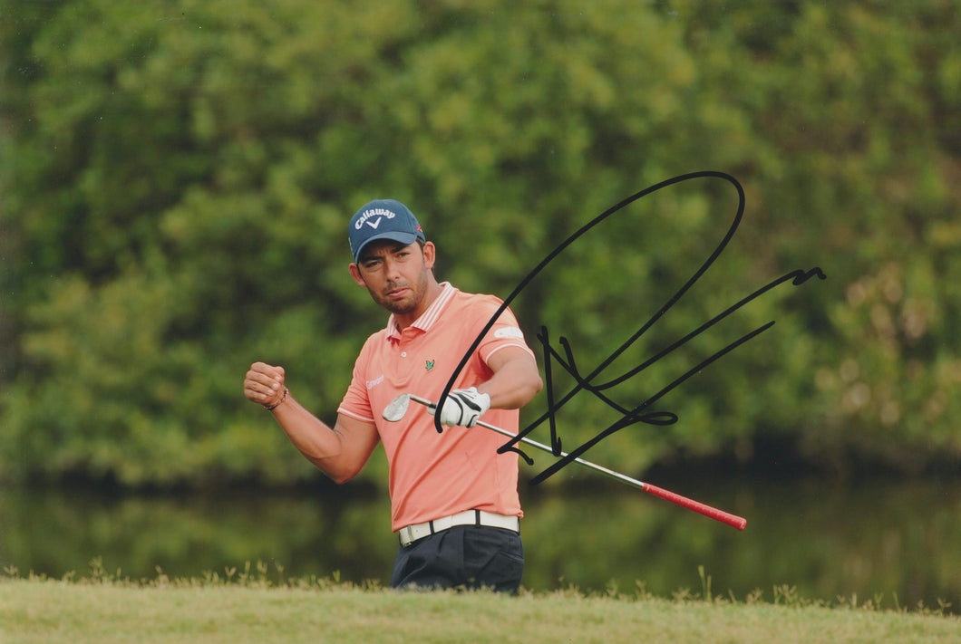 Pablo Larrazabal signed 12x8” golf photo