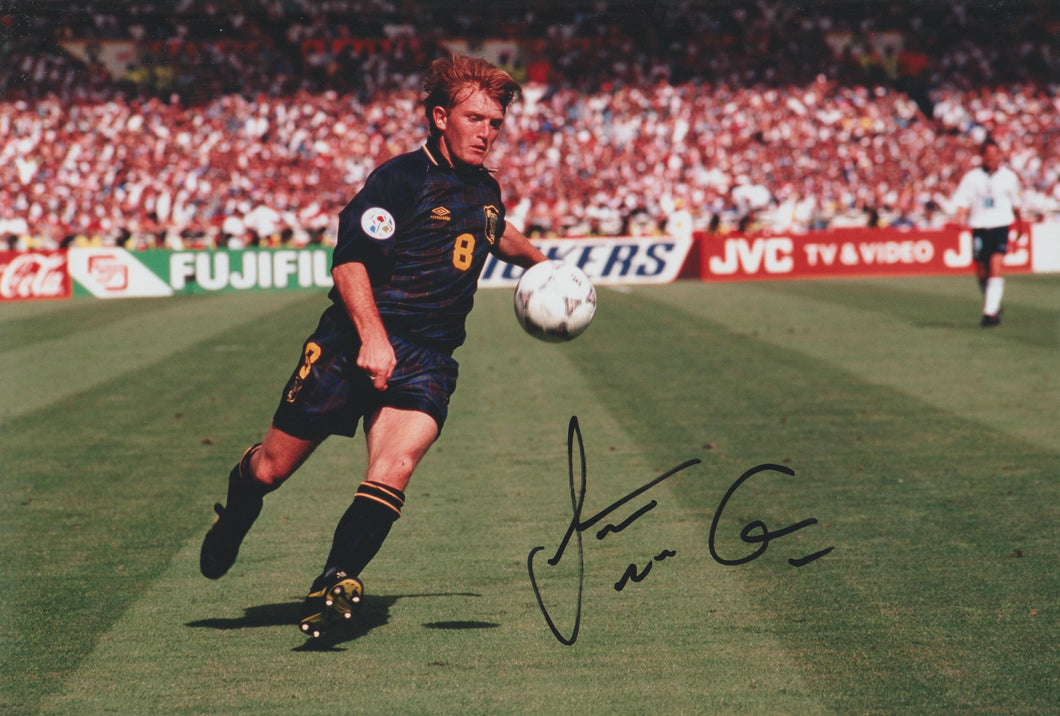 Stuart McCall signed 12x8” Scotland photo