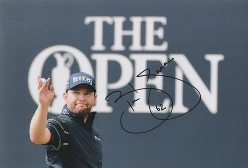 Branden Grace signed 12x8” golf photo