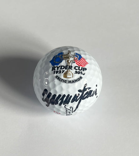 Colin Montgomerie signed Celtic Manor 2010 Ryder Cup golf ball