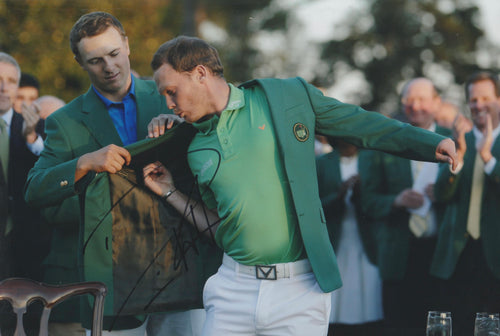 Danny Willett signed 12x8” Masters golf photo