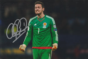 Craig Gordon signed 12x8” Scotland photo