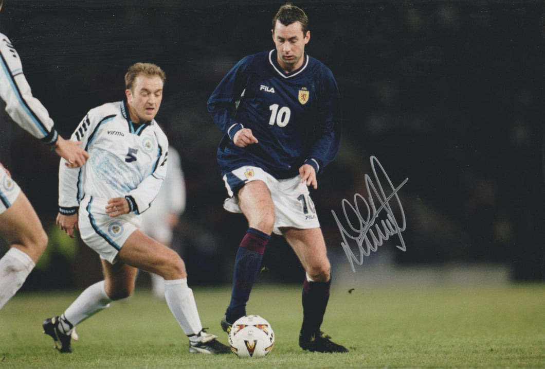 Don Hutchison signed 12x8” Scotland photo