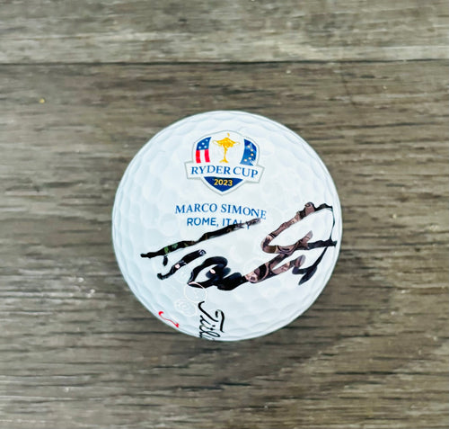 Tommy Fleetwood signed 2023 Ryder Cup golf ball