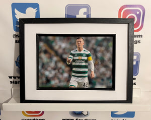 Callum McGregor signed and framed 12x8” Celtic photo