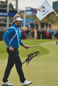 Victor Dubuisson signed 12x8” golf photo