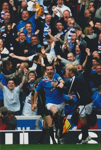 Barry Ferguson signed 12x8” Rangers photo