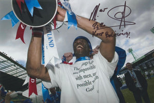 Marvin Andrews signed 12x8” Rangers photo