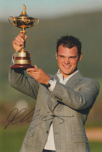 Martin Kaymer signed 12x8” Ryder Cup golf photo