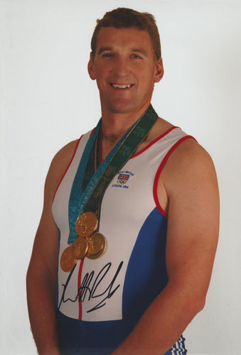 Matthew Pinsent signed 12x8” rowing photo