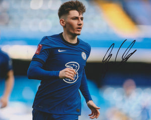 Billy Gilmour signed 10x8” Chelsea photo