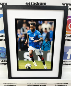 Danilo signed and framed 12x8” Rangers photo