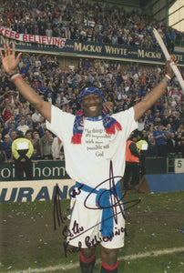 Marvin Andrews signed 12x8” Rangers photo