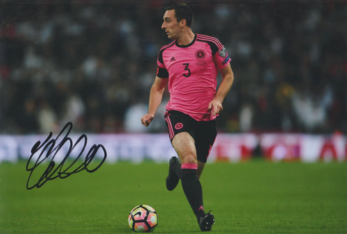 Lee Wallace signed 12x8” Scotland photo