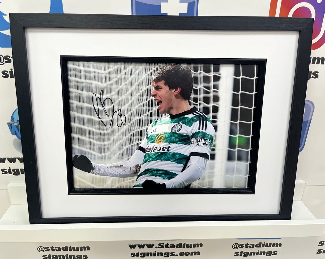 Paulo Bernardo signed and framed 12x8” Celtic photo