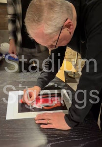 Terry Butcher signed 16x12” England photo