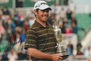 Louis Oosthuizen signed 12x8” golf photo