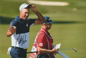 Matt Kuchar signed 12x8” Ryder Cup golf photo