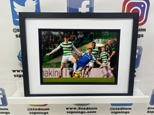 Jack Hendry signed and framed 12x8” Celtic photo