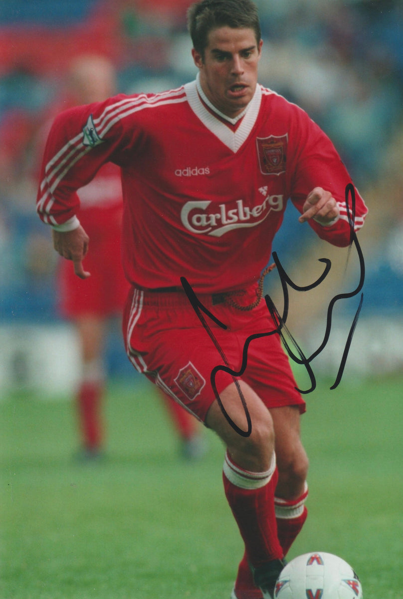Jamie Redknapp signed 12x8” Liverpool photo – Stadium Signings