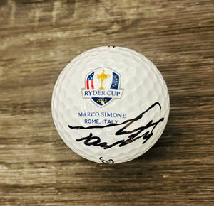 Tommy Fleetwood signed 2023 Ryder Cup golf ball