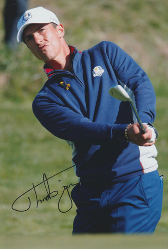 Thorbjorn Olesen signed 12x8” golf photo