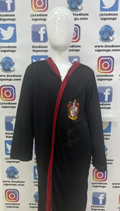 James and Oliver Phelps / Weasley Twins signed Gryffindor robe / Harry Potter