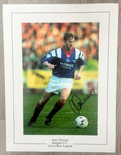 Load image into Gallery viewer, Gary Stevens signed 16x12” Rangers photo