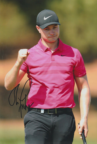 Oliver Fisher signed 12x8” golf photo