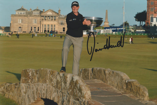 David Howell signed 12x8” golf photo