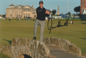 David Howell signed 12x8” golf photo