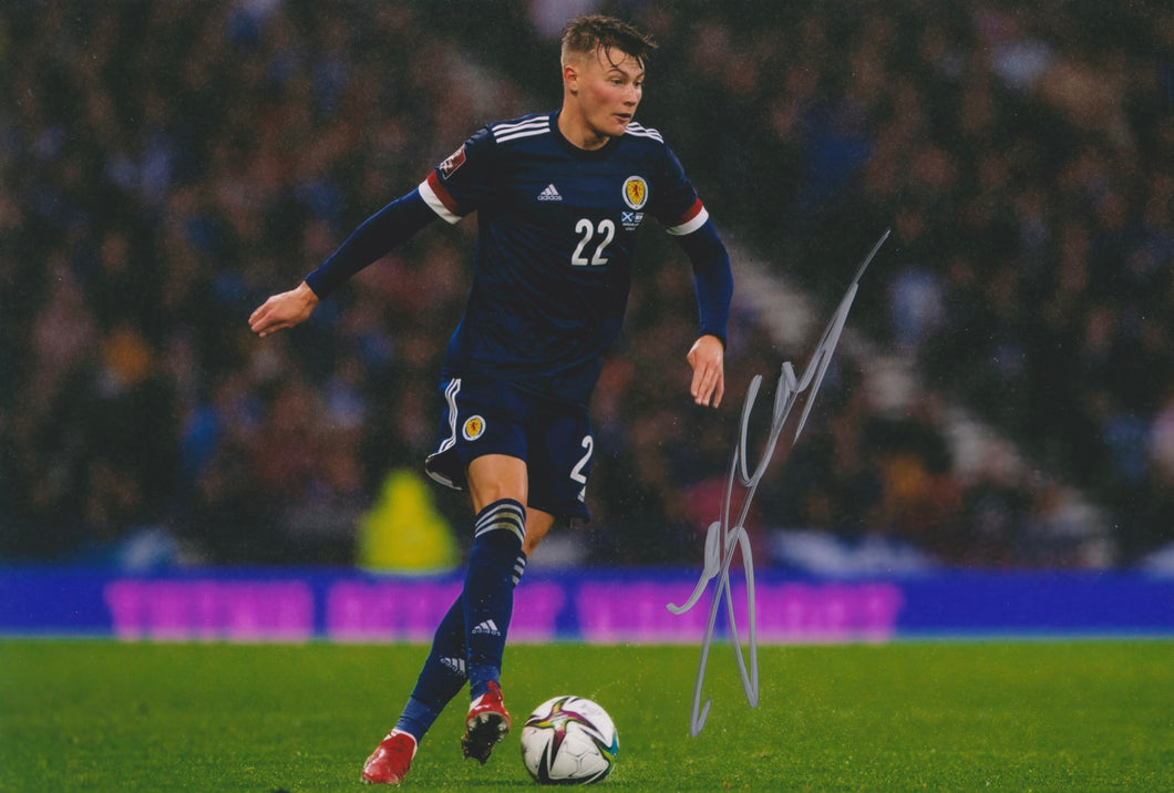 Nathan Patterson signed 12x8” Scotland photo