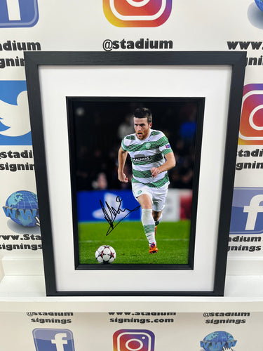 Adam Matthews signed and framed 12x8” Celtic photo