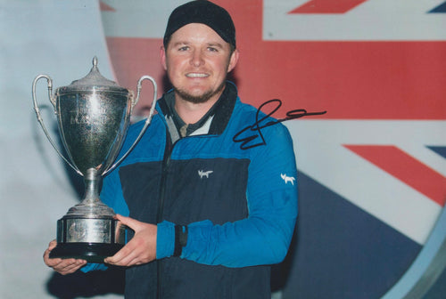 Eddie Pepperell signed 12x8” golf photo