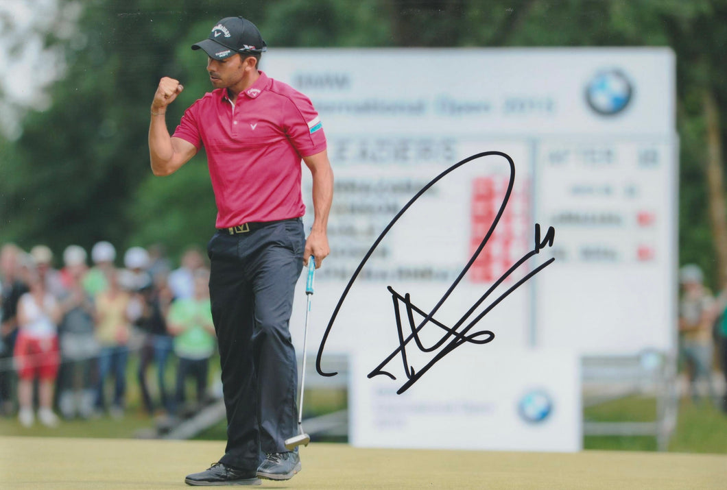 Pablo Larrazabal signed 12x8” golf photo