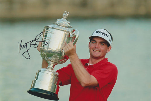 Keegan Bradley signed 12x8” golf photo