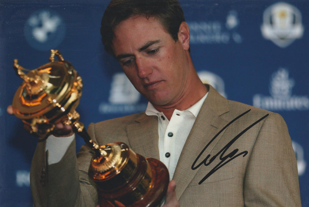 Nicolas Colsaerts signed 12x8” Ryder Cup golf photo