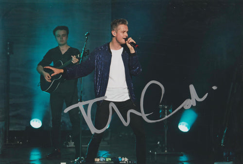 Tom Chaplin signed 12x8” Keane photo