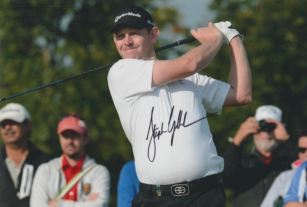 Stephen Gallacher signed 12x8” golf photo