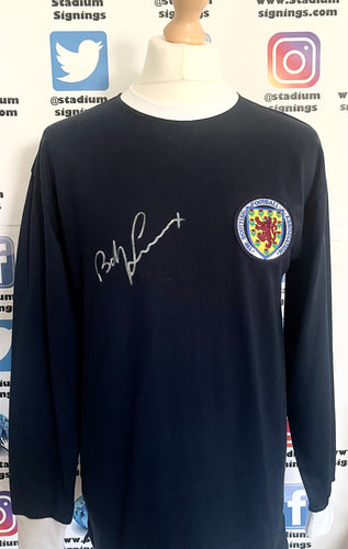 Bobby Lennox signed Scotland shirt