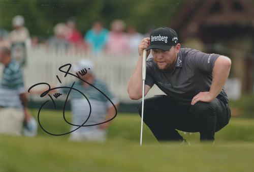 Branden Grace signed 12x8” golf photo