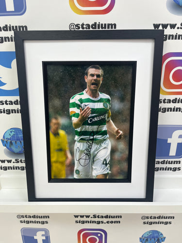 Stephen McManus signed and framed 12x8” Celtic photo