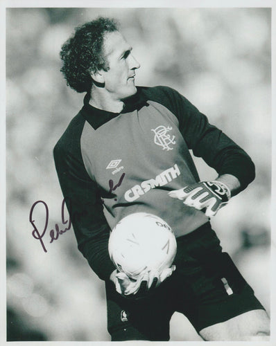 Peter McCloy signed 10x8” Rangers photo