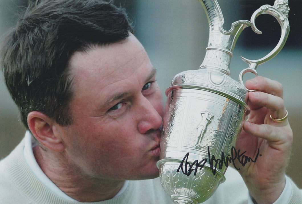 Todd Hamilton signed 12x8” golf photo